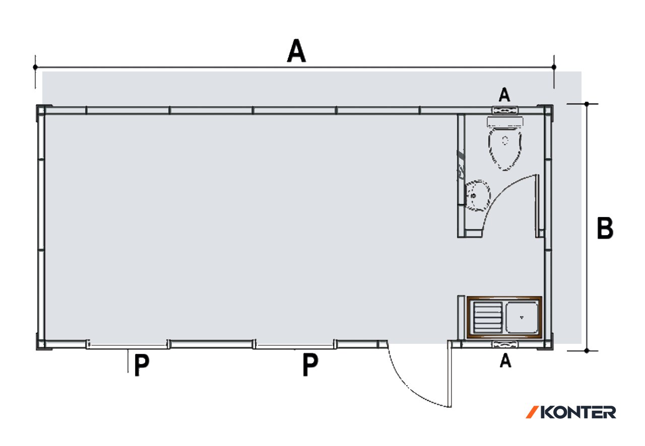 Konter KNT-103 Mimari Kat Planı
