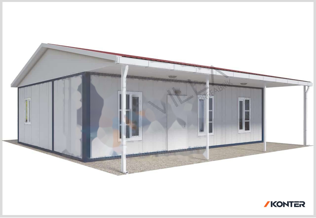 Konter KNT-EV-3 3+1 63 m² Lüks Konsept Konteyner Villa