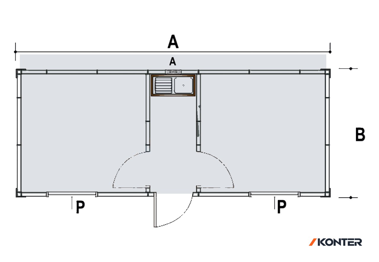 Konter KNT-301 Mimari Kat Planı